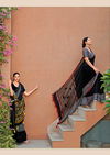 Sr Jeevika Black Special New Exclusive Wear Printed Saree Collection